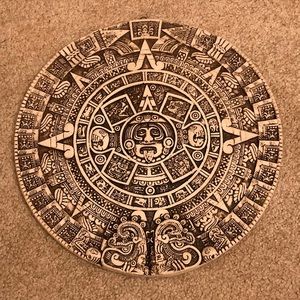 Aztec Calendar! Bone Art! Made in Mexico!